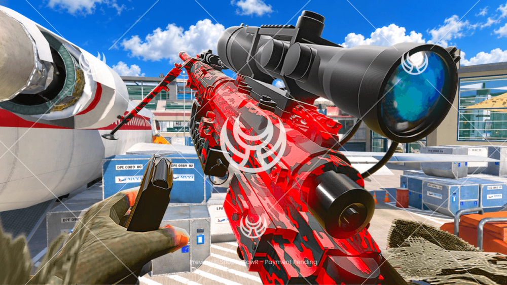 Intervention with Red Tiger camo — Modern Warfare 2 YouTube thumbnail