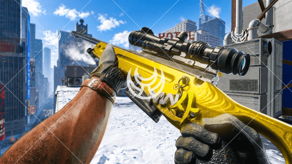 KG7 Vulcan with Yellow camo — Modern Warfare 4 YouTube thumbnail