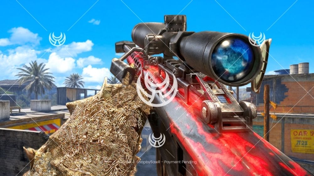 Barrett 50cal with Red Tiger camo — Modern Warfare 2 YouTube thumbnail