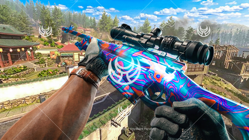 KG7 Vulcan with Damascus camo — Modern Warfare 4 YouTube thumbnail