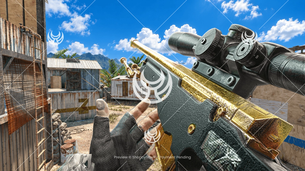 L96A1 with Gold camo — Black Ops YouTube thumbnail