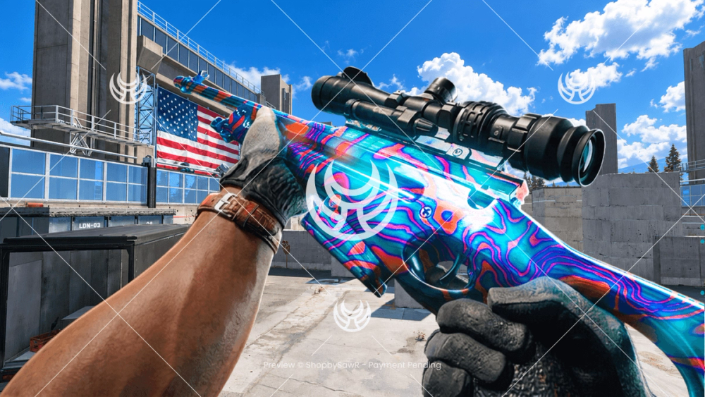 KG7 Vulcan with Damascus camo — Modern Warfare 4 YouTube thumbnail