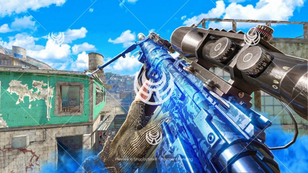 Intervention with Blue Tiger camo — Modern Warfare 2 YouTube thumbnail