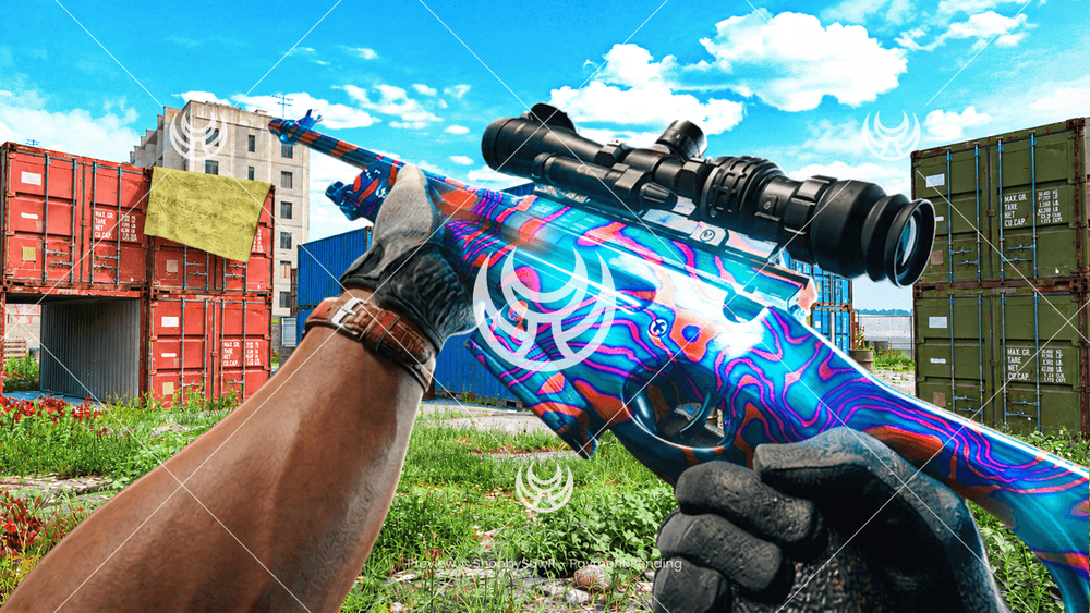 KG7 Vulcan with Damascus camo — Modern Warfare 4 YouTube thumbnail