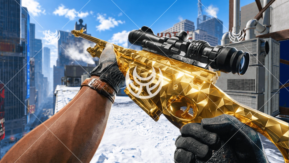 KG7 Vulcan with Gold camo — Modern Warfare 4 YouTube thumbnail