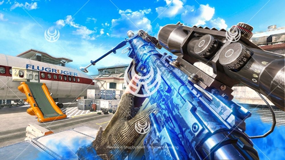 Intervention with Blue Tiger camo — Modern Warfare 2 YouTube thumbnail