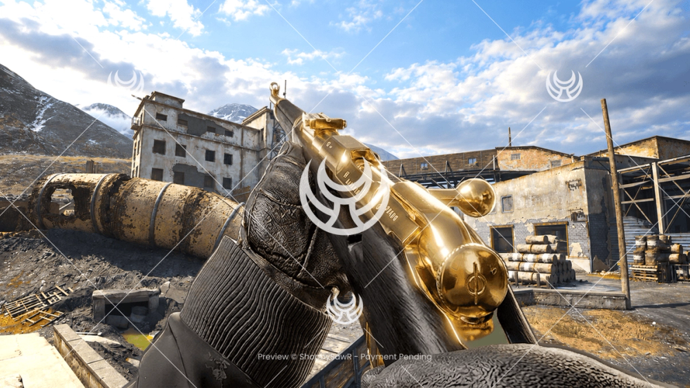 Mosin Nagant with Gold camo — Modern Warfare 4 YouTube thumbnail