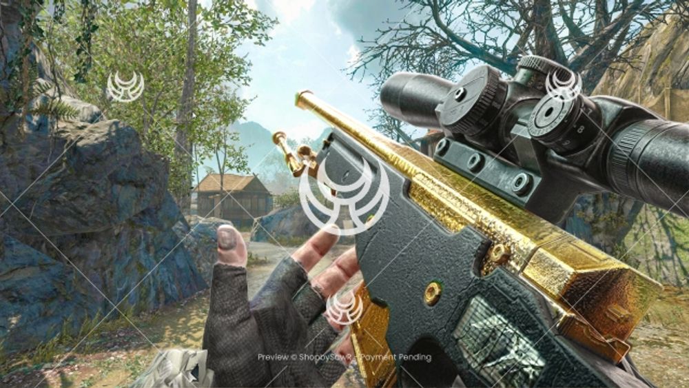 L96A1 with Gold camo — Black Ops YouTube thumbnail