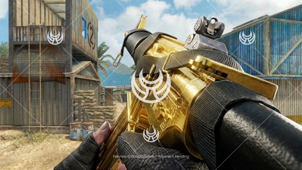 Commando with Gold camo — Black Ops YouTube thumbnail