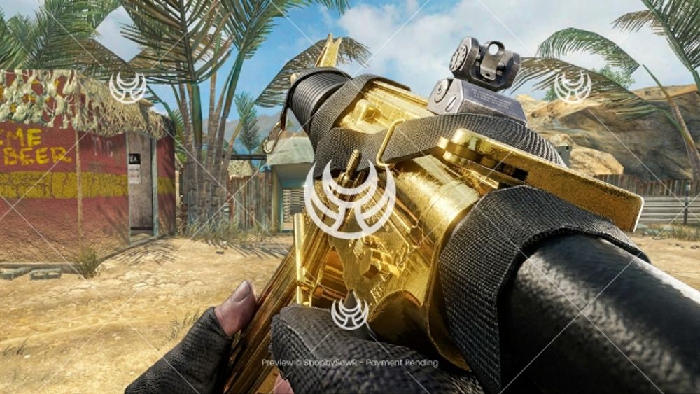 Commando with Gold camo — Black Ops YouTube thumbnail