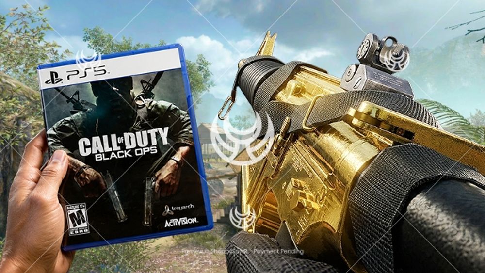 Commando with Gold camo — Black Ops YouTube thumbnail