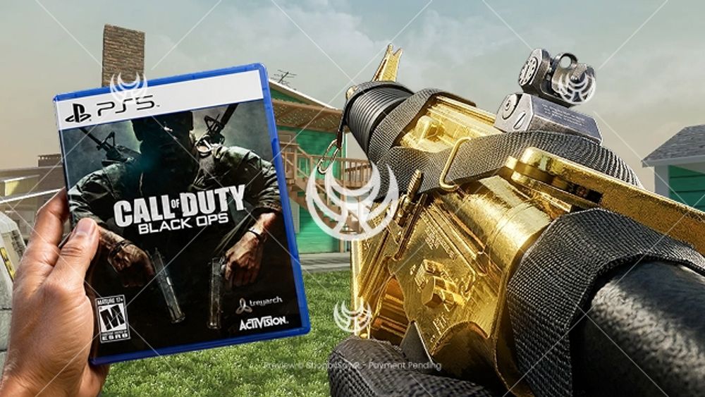 Commando with Gold camo — Black Ops YouTube thumbnail