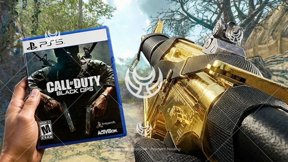 Commando with Gold camo — Black Ops YouTube thumbnail