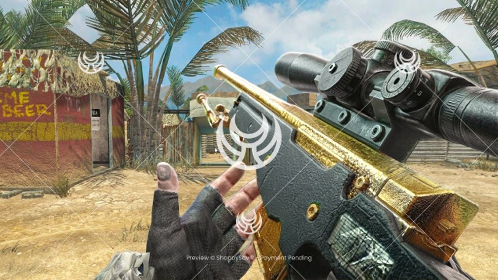 L96A1 with Gold camo — Black Ops YouTube thumbnail