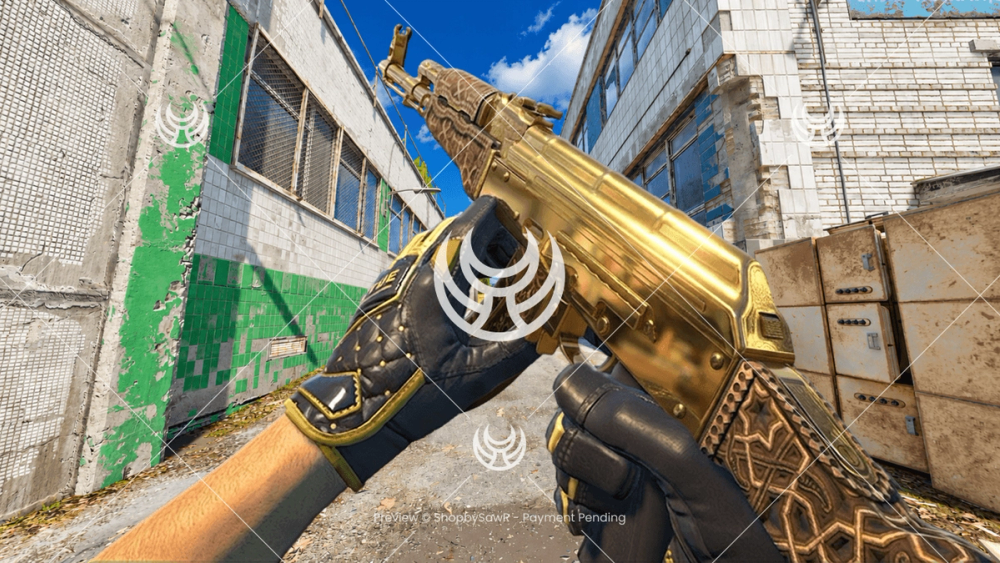AK-47 with Gold camo — Counter-Strike 2 YouTube thumbnail