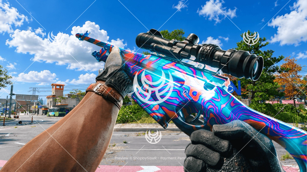 KG7 Vulcan with Damascus camo — Modern Warfare 4 YouTube thumbnail