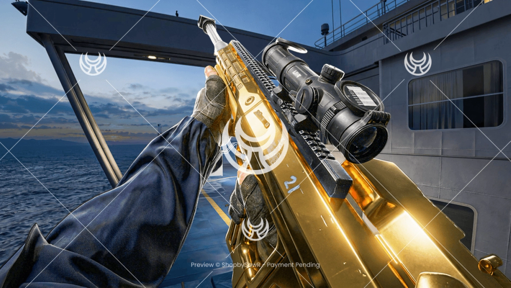 Signal 50 with Gold camo — Modern Warfare 4 YouTube thumbnail