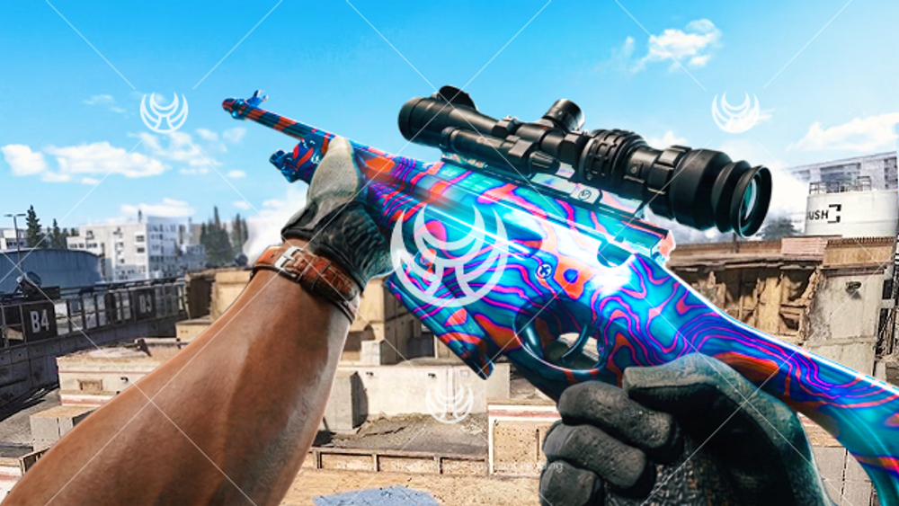 KG7 Vulcan with Damascus camo — Modern Warfare 4 YouTube thumbnail