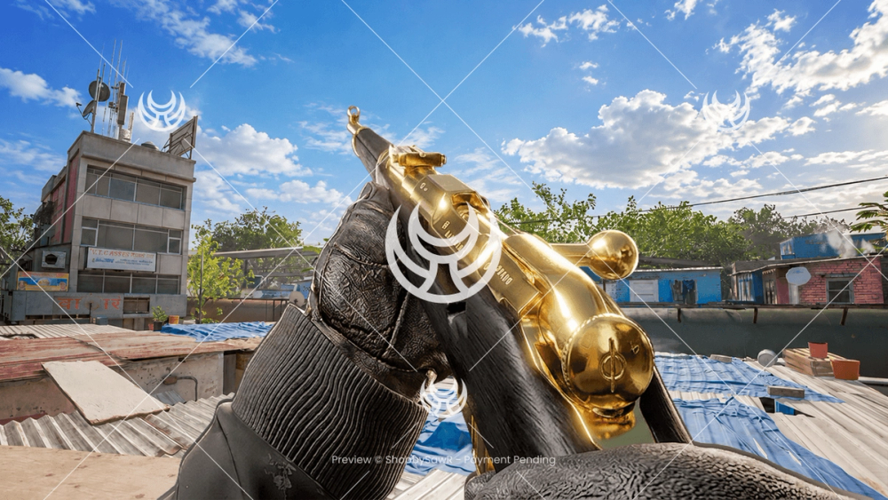 Mosin Nagant with Gold camo — Modern Warfare 4 YouTube thumbnail