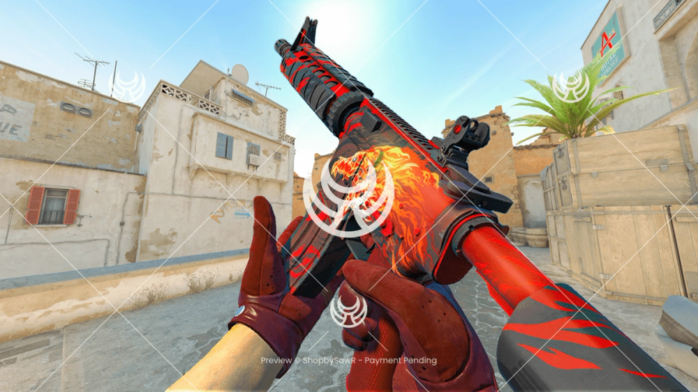 M4A4 with Howl camo — Counter-Strike 2 YouTube thumbnail