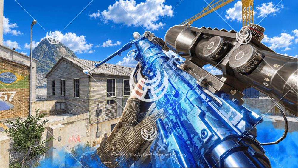 Intervention with Blue Tiger camo — Modern Warfare 2 YouTube thumbnail