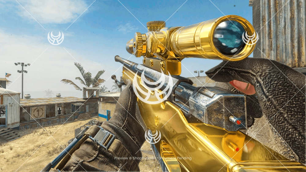 L96A1 with Gold camo — Black Ops YouTube thumbnail