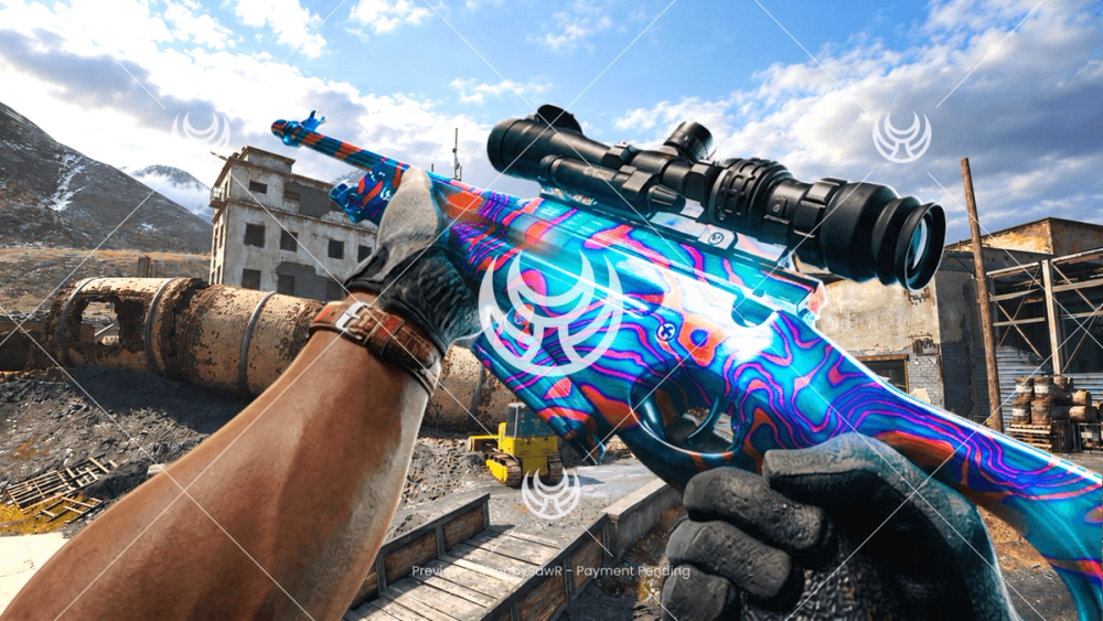 KG7 Vulcan with Damascus camo — Modern Warfare 4 YouTube thumbnail
