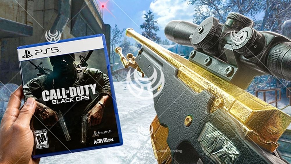 L96A1 with Gold camo — Black Ops YouTube thumbnail