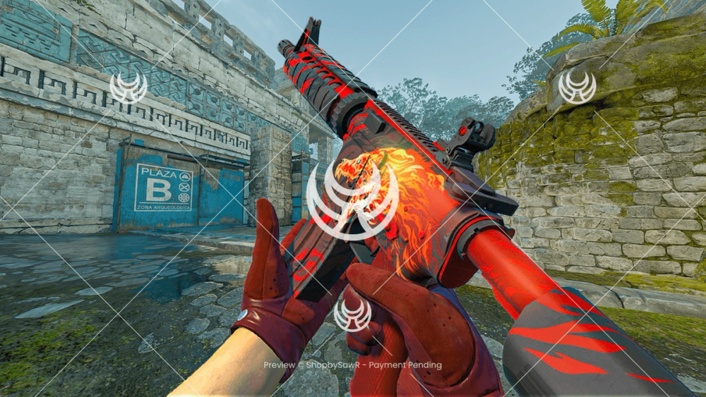M4A4 with Howl camo — Counter-Strike 2 YouTube thumbnail