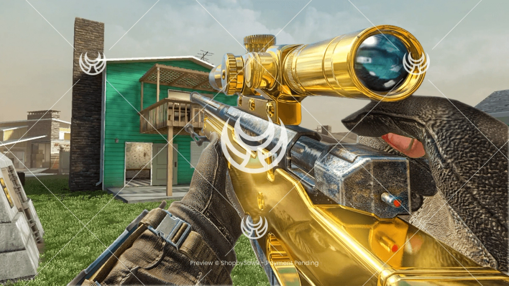 L96A1 with Gold camo — Black Ops YouTube thumbnail
