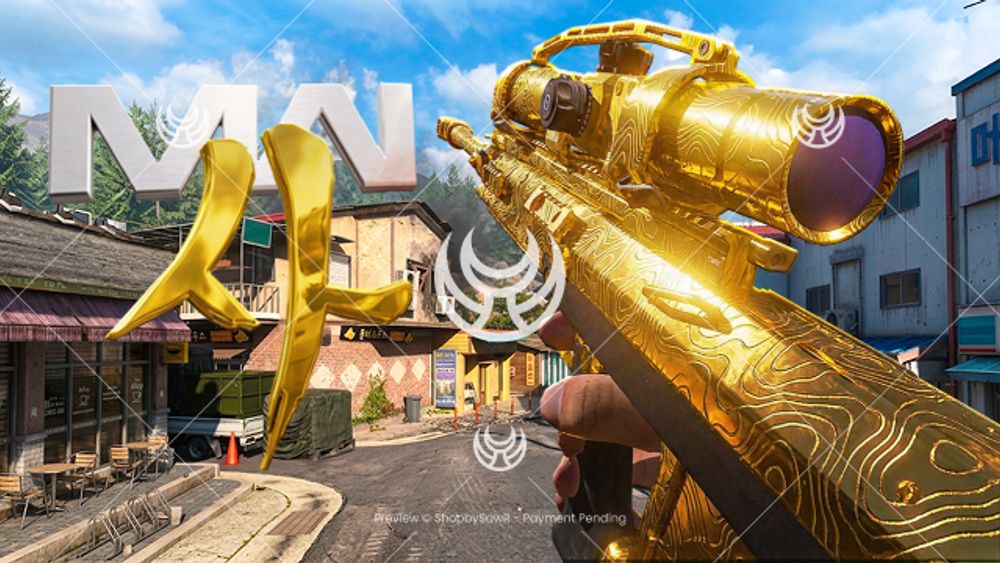 Signal 50 with Gold camo — Modern Warfare 4 YouTube thumbnail