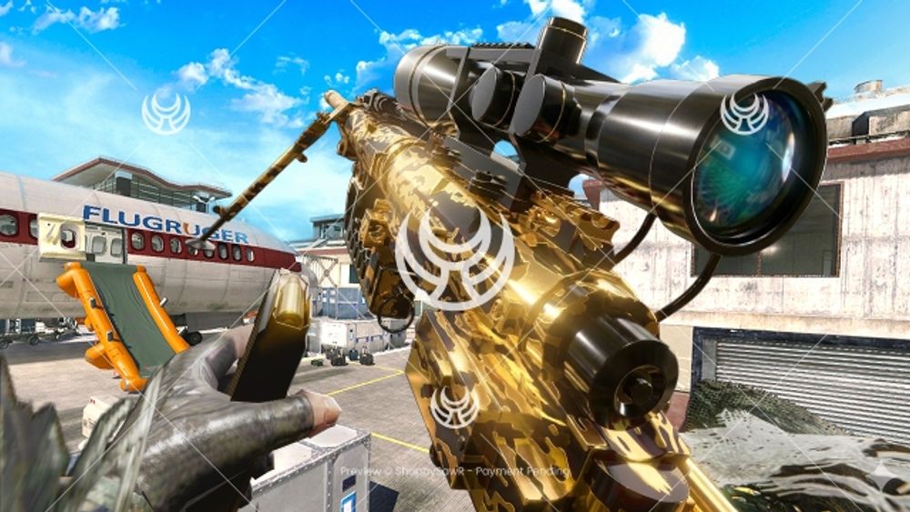 Intervention with Gold camo — Modern Warfare 2 YouTube thumbnail