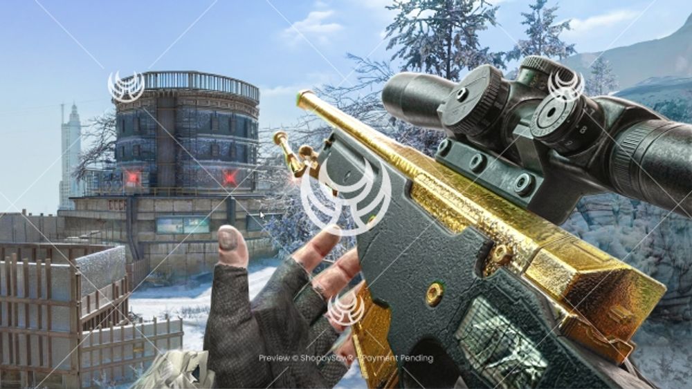L96A1 with Gold camo — Black Ops YouTube thumbnail