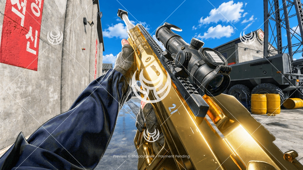 Signal 50 with Gold camo — Modern Warfare 4 YouTube thumbnail