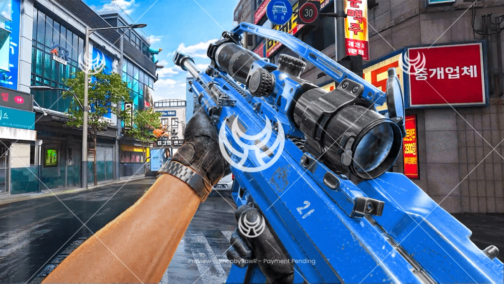 Signal 50 with Blue camo — Modern Warfare 4 YouTube thumbnail