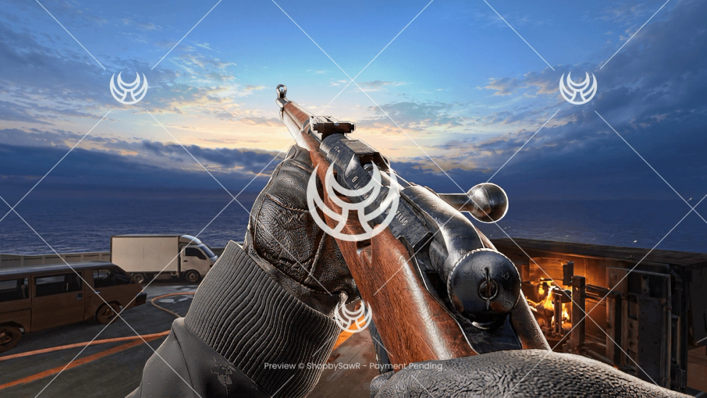 Mosin Nagant with Default camo — Modern Warfare 4 YouTube thumbnail