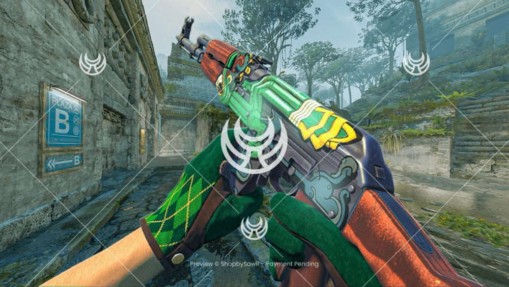 AK-47 with Fire Serpent camo — Counter-Strike 2 YouTube thumbnail