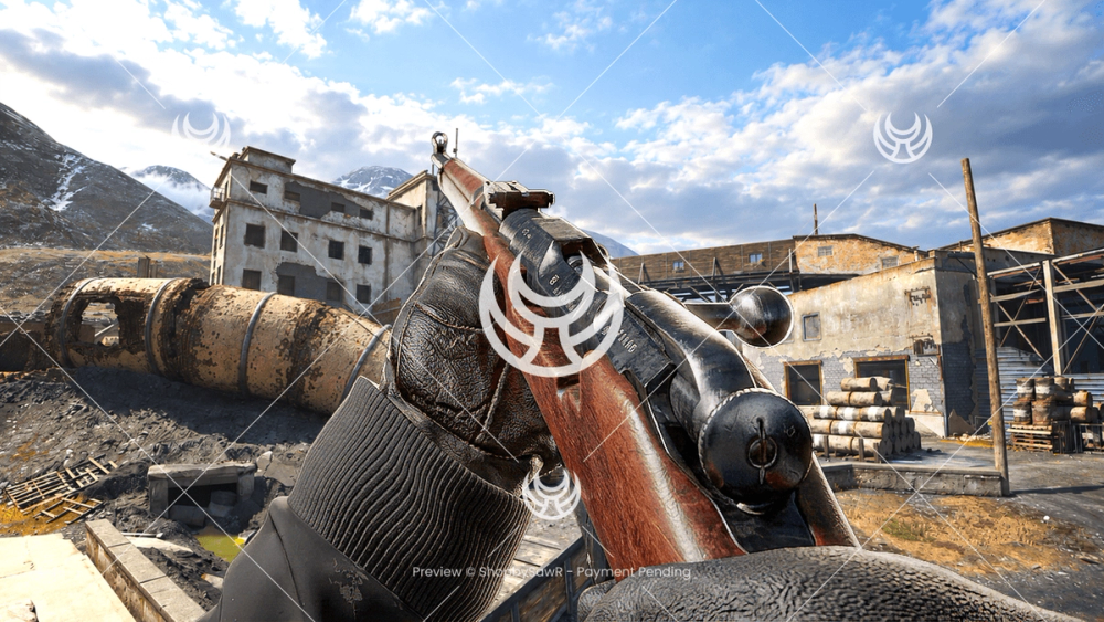 Mosin Nagant with Default camo — Modern Warfare 4 YouTube thumbnail