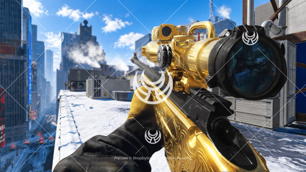KG7 Vulcan with Gold camo — Modern Warfare 4 YouTube thumbnail