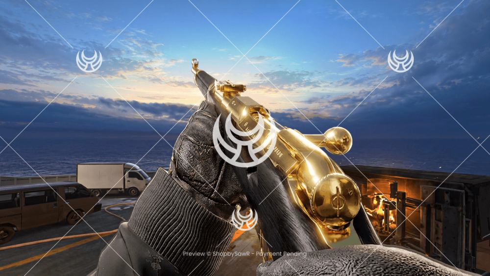 Mosin Nagant with Gold camo — Modern Warfare 4 YouTube thumbnail