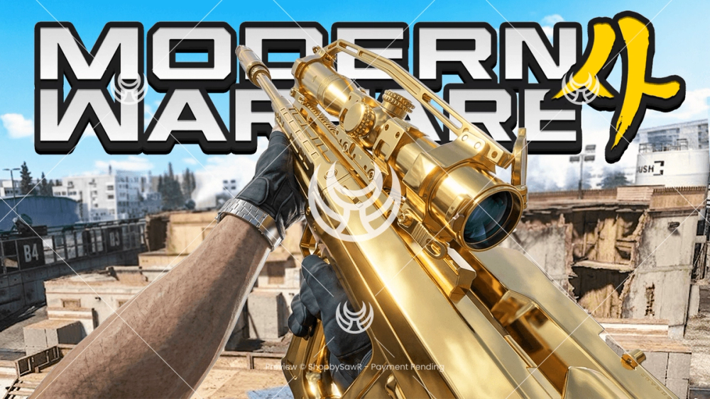 Signal 50 with Gold camo — Modern Warfare 4 YouTube thumbnail