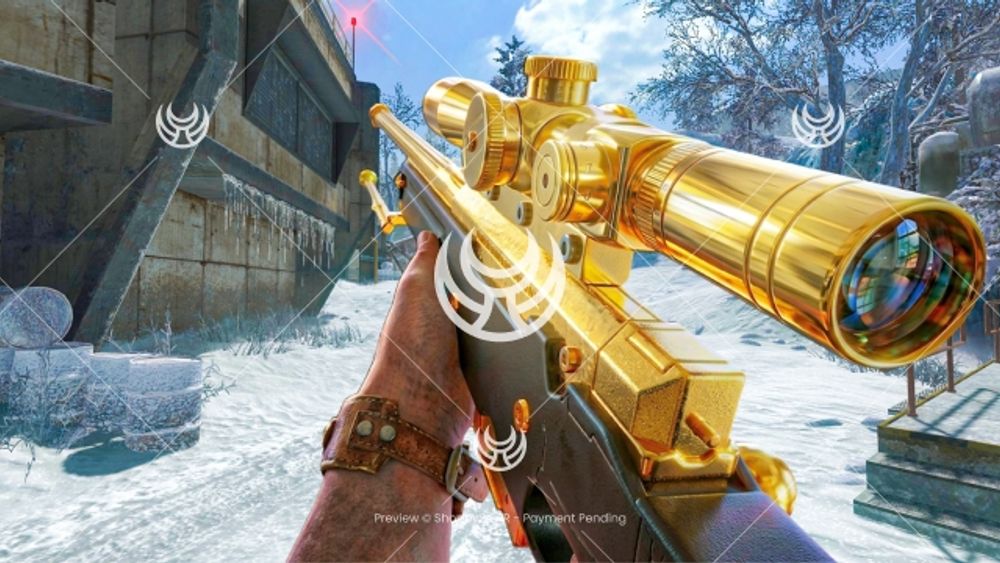 L96A1 with Gold camo — Black Ops YouTube thumbnail