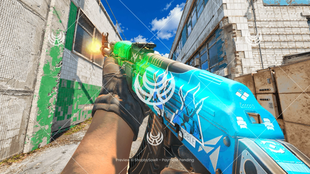 AK-47 with Ice Coaled camo — Counter-Strike 2 YouTube thumbnail