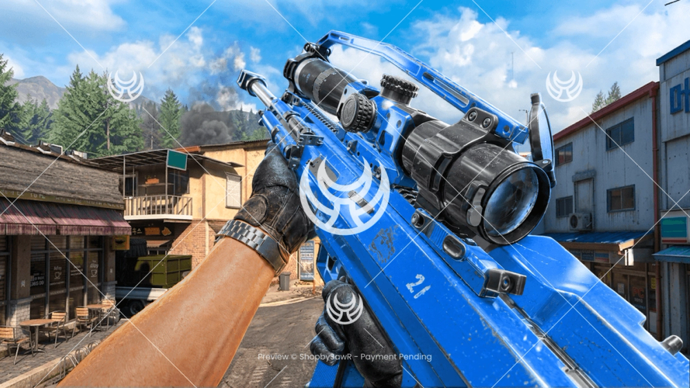 Signal 50 with Blue camo — Modern Warfare 4 YouTube thumbnail