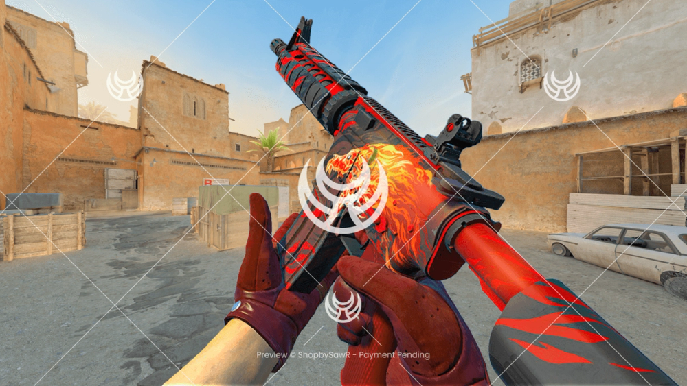 M4A4 with Howl camo — Counter-Strike 2 YouTube thumbnail
