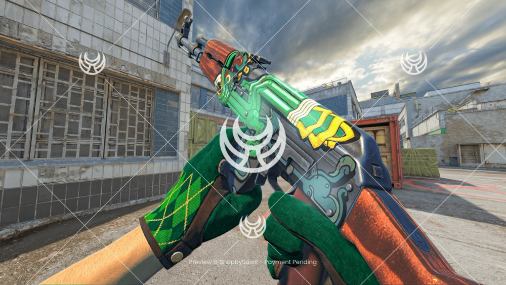 AK-47 with Fire Serpent camo — Counter-Strike 2 YouTube thumbnail