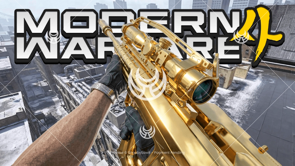 Signal 50 with Gold camo — Modern Warfare 4 YouTube thumbnail