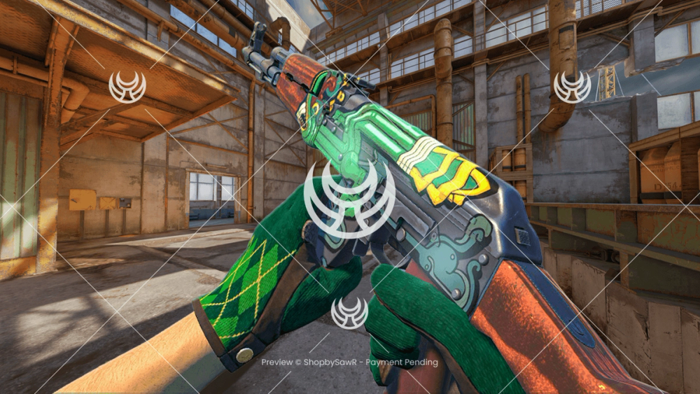 AK-47 with Fire Serpent camo — Counter-Strike 2 YouTube thumbnail
