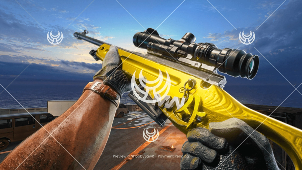 KG7 Vulcan with Yellow camo — Modern Warfare 4 YouTube thumbnail