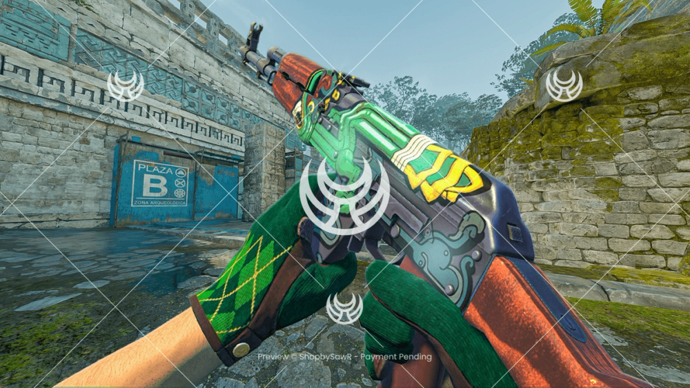 AK-47 with Fire Serpent camo — Counter-Strike 2 YouTube thumbnail